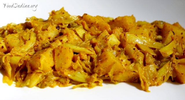 cabbage curry with mustard sauce 11