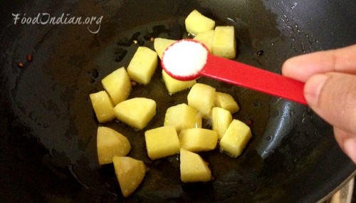 cabbage curry with mustard sauce 4