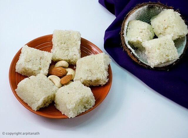 coconut barfi 1