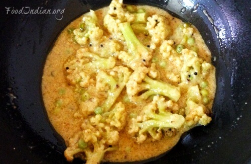 curd coliflower curry 11