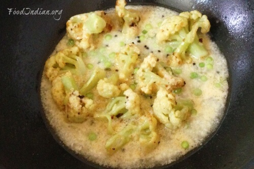 curd coliflower curry 9