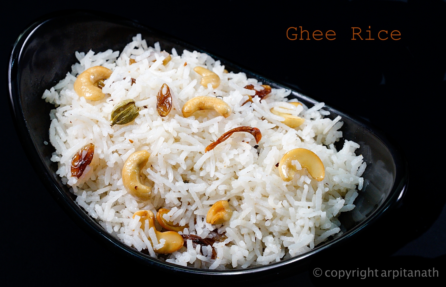 Ghee Rice Food Indian