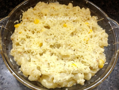 macaroni with white sauce 13