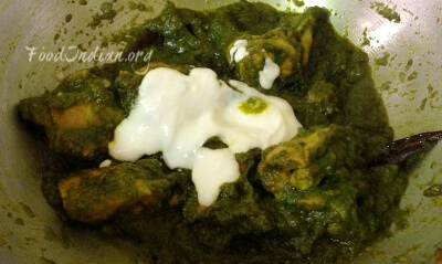 palak chicken 10