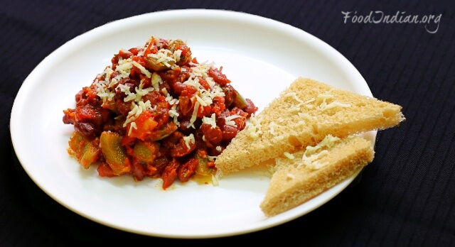 tomato kidney bean curry 12