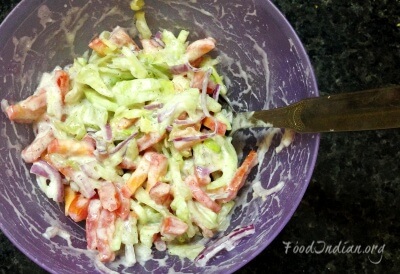 vegetable yogurt salad 8